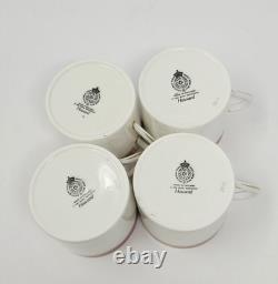 Royal Worcester Howard Coffee Pot Creamer Sugar Bowl 4 Demitasse Cups & Saucers