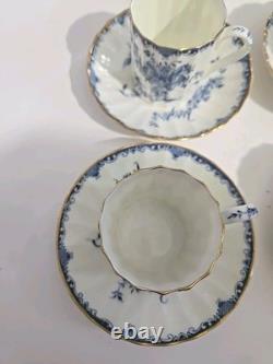 Royal Worcester Mansfield Demitasse Cups And Saucers Set Of 8