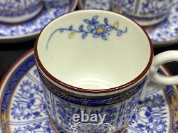 Royal Worcester ROYAL LILY England Set of 11 Demitasse Cups & Saucers