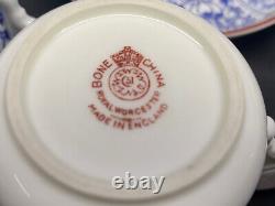 Royal Worcester ROYAL LILY England Set of 11 Demitasse Cups & Saucers