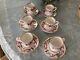 Royal Worcester Royal Garden 6 Coffee/demitasse Cups & Saucers, Mint Condition