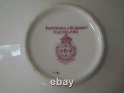 Royal Worcester YellowithBlack Demitasse Cup & Saucer (x2) (Cowell & Hubbard)
