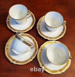 Royale Limoges Demitasse Cups and Saucers Bone China (Lot of 8)