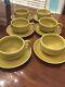 Russel Wright Demitasse Cups And Saucers Espresso Chartreuse Mcm