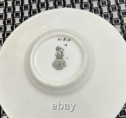 SET OF 4 Royal Doulton Chantilly Demitasse Cups & Saucers England
