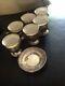 Six (6) Vintage Sterling Silver Withlenox China Demitasse Cups & Saucers
