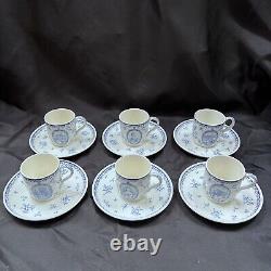 SUPER RARE 6 Set Wedgwood City Council Atlanta. GA. Demitasse Cups & Saucers Vtg