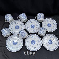 SUPER RARE 6 Set Wedgwood City Council Atlanta. GA. Demitasse Cups & Saucers Vtg