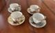 Schlesische Porzellanfabrik Demitasse Cups And Saucers Set Of 4