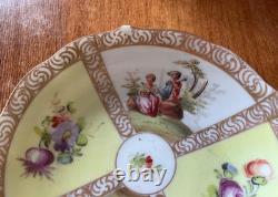 Schlesische Porzellanfabrik Demitasse Cups and Saucers Set of 4