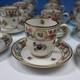 Schumann Dresden Bavaria Dresden Flower 12 Demitasse Espresso Cups & Saucers