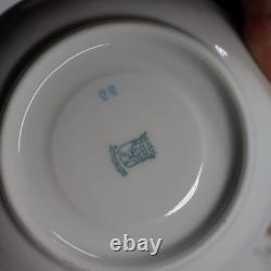 Schumann Dresden Bavaria Dresden Flower 12 Demitasse Espresso Cups & Saucers