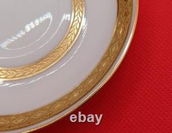 Set 11 Haviland Limoges Demitasse Cups & Saucers Gold White Scheilger 777 varn