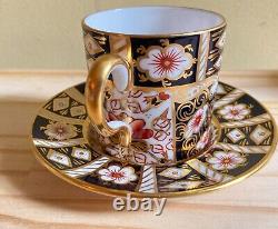 Set 11 x Royal Crown Derby traditional Imari #2451 demitasse cups$saucers, Y1967