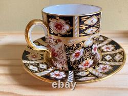 Set 11 x Royal Crown Derby traditional Imari #2451 demitasse cups$saucers, Y1967