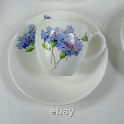 Set 12 Minton Demitasse Cup & Saucer Sets Botanical Garden Flowers B1329