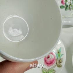 Set 12 Minton Demitasse Cup & Saucer Sets Botanical Garden Flowers B1329