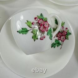 Set 12 Minton Demitasse Cup & Saucer Sets Botanical Garden Flowers B1329