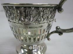 Set 12 Vintage Sterling Silver Webster Germany Demitasse Tea Egg Cup Saucer