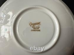 Set/20 vintage Grosvenor England bone china CAMBRIDGE PINK & GOLD Demitasse set