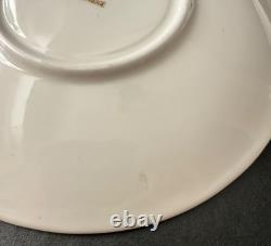 Set/20 vintage Grosvenor England bone china CAMBRIDGE PINK & GOLD Demitasse set