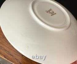 Set/20 vintage Grosvenor England bone china CAMBRIDGE PINK & GOLD Demitasse set