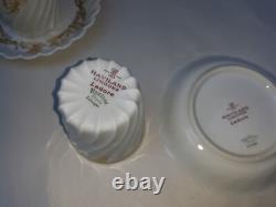 Set Antique Limoges Porcelain Demitasse Cups And Saucers