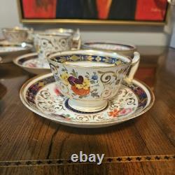 Set Of 11 Ridgway 2/601 Coalport Copeland 1830s Coffee Demitasse Cups Saucers Set Of 11 Ridgway 2/601 Coalport Copeland 1830s Coffee Demitasse Cups Saucers