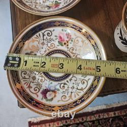 Set Of 11 Ridgway 2/601 Coalport Copeland 1830s Coffee Demitasse Cups Saucers