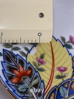 Set Of 11 Tobacco Leaf Mann Genus Nicotina Demitasse Cup & Saucer Japan 22pc