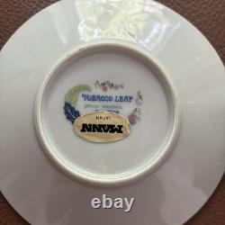 Set Of 11 Tobacco Leaf Mann Genus Nicotina Demitasse Cup & Saucer Japan 22pc