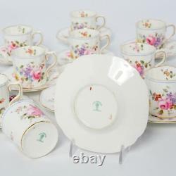 Set Of (12) Vintage Royal Crown Derby Posie 9875, Demitasse Cups & Saucers