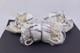 Set Of 4 Wedgwood Gold Florentine Coffee Espresso Demitasse Cups & Saucers New