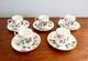Set Of 5 Wedgwood Cuckoo Demitasse Cups & Saucers