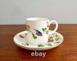Set Of 5 Wedgwood Cuckoo Demitasse Cups & Saucers