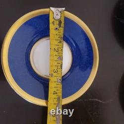 Set Of 6 Coalport Athlone Blue Demitasse Cups & Saucers #1 Of 2