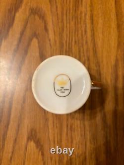 Set Of 6 Demitasse Espresso cups and saucers Hand Fine Italian