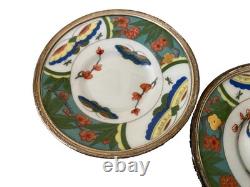 Set Of 6 Raynaud Limoges Demitasse Cups & Saucers Edite Tétard Sterling Rim RARE