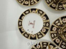 Set Of 6 Royal Crown Derby 2451 Traditional Imari Demitasse Cup & Saucer Exc Cnd Set Of 6 Royal Crown Derby 2451 Traditional Imari Demitasse Cup & Saucer Exc Cnd