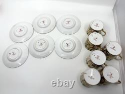 Set Of 6 Royal Crown Derby 2451 Traditional Imari Demitasse Cup & Saucer Exc Cnd Set Of 6 Royal Crown Derby 2451 Traditional Imari Demitasse Cup & Saucer Exc Cnd