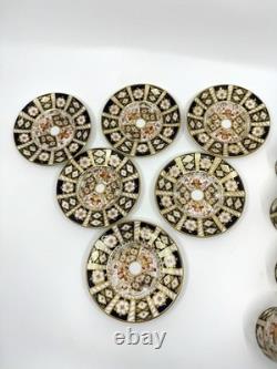 Set Of 6 Royal Crown Derby 2451 Traditional Imari Demitasse Cup & Saucer Exc Cnd Set Of 6 Royal Crown Derby 2451 Traditional Imari Demitasse Cup & Saucer Exc Cnd