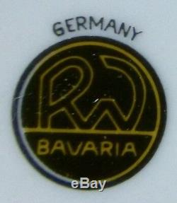 Set Of 6 Rw Rudolf Wachter Bavaria Demitasse Cups & Saucers