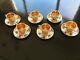 Set Of 6 Vintage Capodimonte Demitasse Cups And Saucers