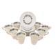 Set Of 8 Wedgwood Corinthian Pembroke Demitasse Cups & Saucers