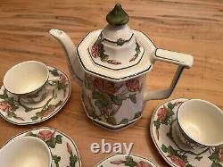 Set Villeroy & Boch Teapot Piccadilly Demitasse Cups And Saucers 1748