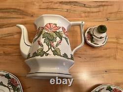 Set Villeroy & Boch Teapot Piccadilly Demitasse Cups And Saucers 1748