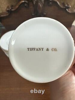 Set of 10 Tiffany & Co. Demitasse Espresso Cups & Saucers, Vintage