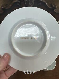 Set of 10 Tiffany & Co. Demitasse Espresso Cups & Saucers, Vintage