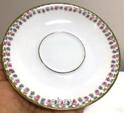 Set of 10, VTG LS. S. CARLSBAD Austria Demitasse Cup & Saucer Set with Rose Trim