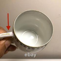 Set of 10, VTG LS. S. CARLSBAD Austria Demitasse Cup & Saucer Set with Rose Trim